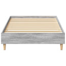vidaXL sonoma tölgyszínű szerelt fa ágykeret matrac nélkül 100 x 200cm