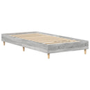 vidaXL sonoma tölgyszínű szerelt fa ágykeret matrac nélkül 100 x 200cm