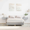 vidaXL sonoma tölgyszínű szerelt fa ágykeret matrac nélkül 140x190 cm