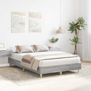 vidaXL sonoma tölgyszínű szerelt fa ágykeret matrac nélkül 135 x 190cm
