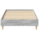 vidaXL sonoma tölgyszínű szerelt fa ágykeret matrac nélkül 90 x 190 cm