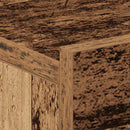 vidaXL antik fa szerelt fa lebegő éjjeliszekrény 40x32x15 cm