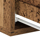 vidaXL 2 db antik fa szerelt fa lebegő éjjeliszekrények 40x32x15 cm