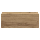 vidaXL 2 db szerelt fa lebegő éjjeliszekrények 40x32x15 cm