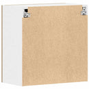 vidaXL “Lyon” kézműves tölgy szerelt fa konyhai fali szekrény