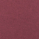 vidaXL moduláris kanapéegység karfa nélkül bordó színű, szövetből készült 55 cm