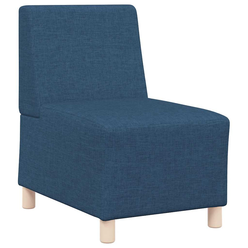 vidaXL moduláris kanapé karfa nélkül kék szövet 55 cm