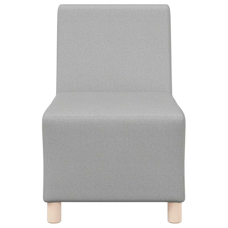 vidaXL moduláris kanapé karfa nélkül, felhőszürke, szövetből készült, 55 cm
