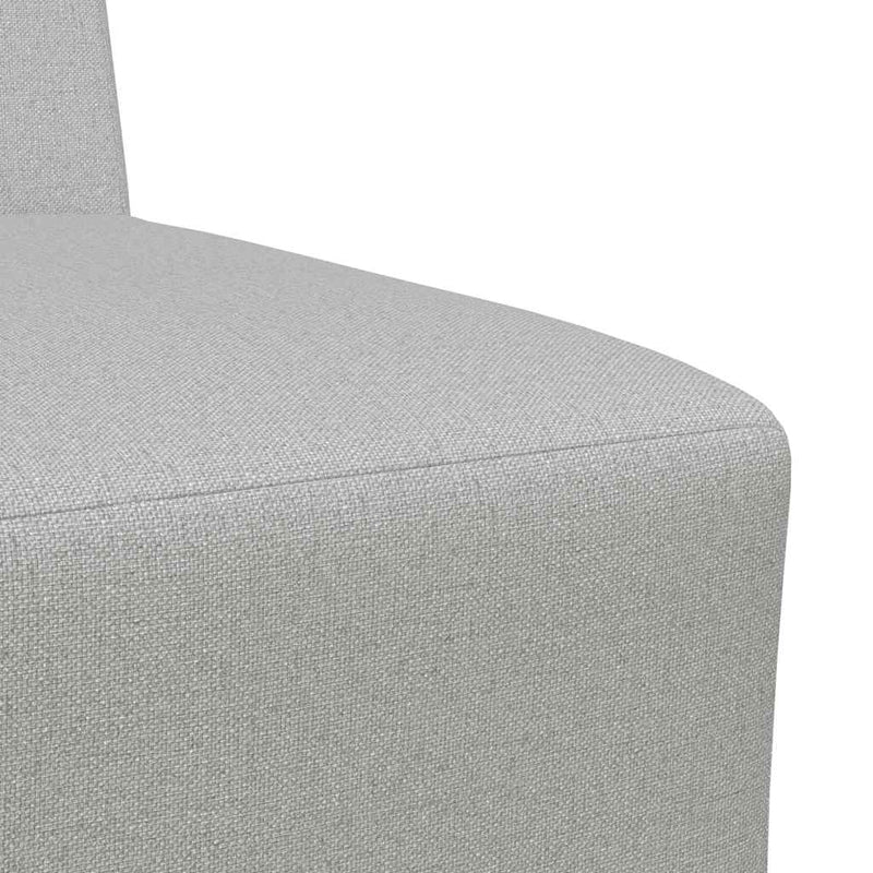vidaXL moduláris kanapé karfa nélkül, felhőszürke, szövetből készült, 55 cm