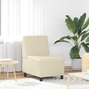 vidaXL Karfa Nélküli Modularis Kanapé Egység Krém 55 x 74 x 82 cm