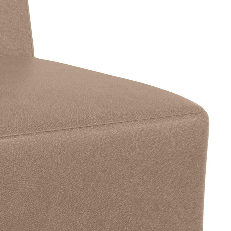 vidaXL kávészínű műbőr karfa nélküli kanapészék 55 cm
