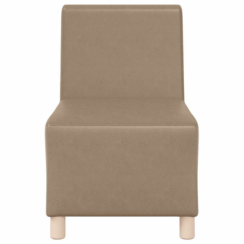 vidaXL kávészínű műbőr karfa nélküli kanapészék 55 cm