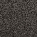 vidaXL moduláris kanapéegység karfa nélkül sötétszürke, göndör, gyapjúszerű szövettel, 55 cm