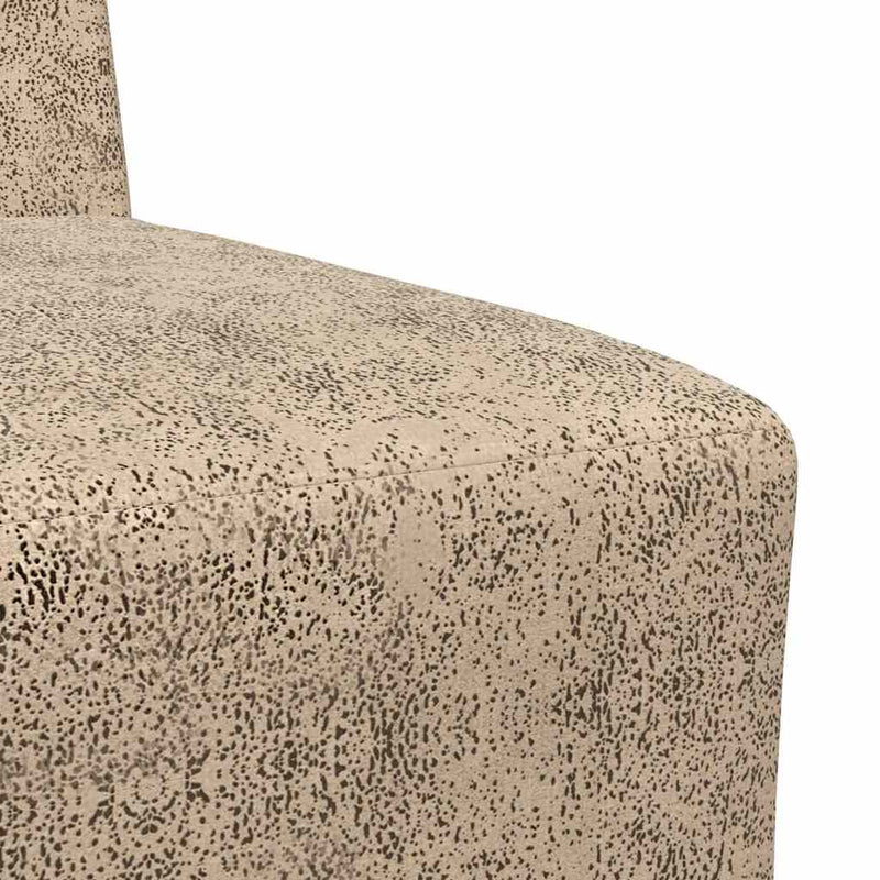 vidaXL világosszürke művelúr karfa nélküli kanapészék 55 cm