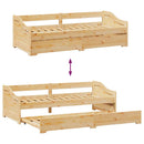 vidaXL nappali ágy matrac nélkül IRUN 90x200 cm
