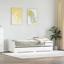 vidaXL fehér nappali ágy matrac nélkül IRUN 90x200 cm