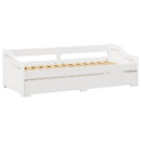 vidaXL fehér nappali ágy matrac nélkül IRUN 90x200 cm