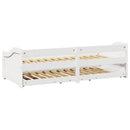 vidaXL fehér nappali ágy matrac nélkül IRUN 90x200 cm