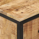 vidaXL 2 db tömör nyers mangófa tálalószekrény 70 x 35 x 70 cm