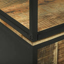 vidaXL Magasfiú Barna 70 x 35 x 180 cm Tömör mangófa