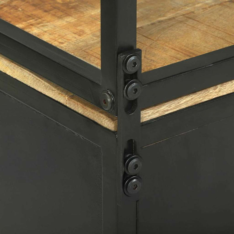 vidaXL Magasfiú Barna 70 x 35 x 180 cm Tömör mangófa