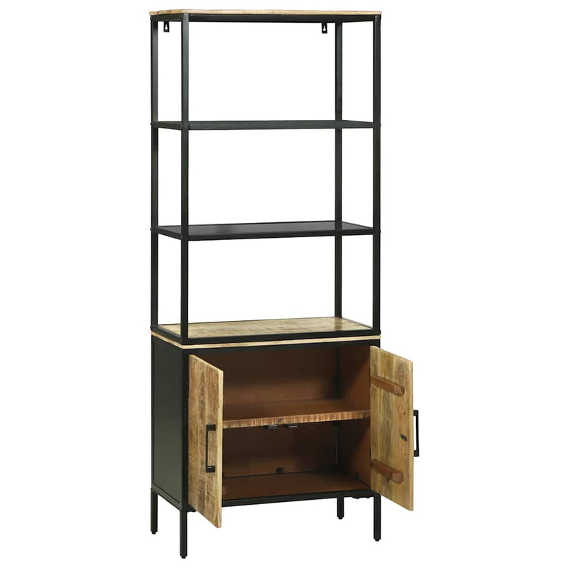 vidaXL Magasfiú Barna 70 x 35 x 180 cm Tömör mangófa