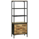 vidaXL Magasfiú Barna 70 x 35 x 180 cm Tömör mangófa