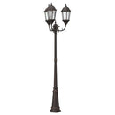 vidaXL Kerti Világítás Bronz 61 x 53 x 235 cm Alumínium és üveg