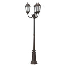 vidaXL Kerti Világítás Bronz 61 x 53 x 235 cm Alumínium és üveg