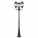 vidaXL Kerti Világítás Bronz 61 x 53 x 235 cm Alumínium és üveg