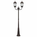 vidaXL Kerti Világítás Bronz 68 x 20 x 235 cm Alumínium és üveg