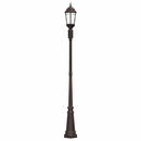 vidaXL Kerti Világítás Bronz 68 x 20 x 235 cm Alumínium és üveg