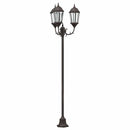 vidaXL Kerti Világítás Bronz 57 x 49 x 241 cm Alumínium és üveg