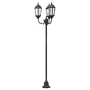vidaXL Kerti Világítás Bronz 57 x 49 x 241 cm Alumínium és üveg