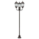 vidaXL Kerti Világítás Bronz 57 x 49 x 241 cm Alumínium és üveg