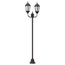 vidaXL Kerti Világítás Bronz 68 x 20 x 235 cm Alumínium és üveg