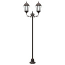 vidaXL Kerti Világítás Bronz 68 x 20 x 235 cm Alumínium és üveg