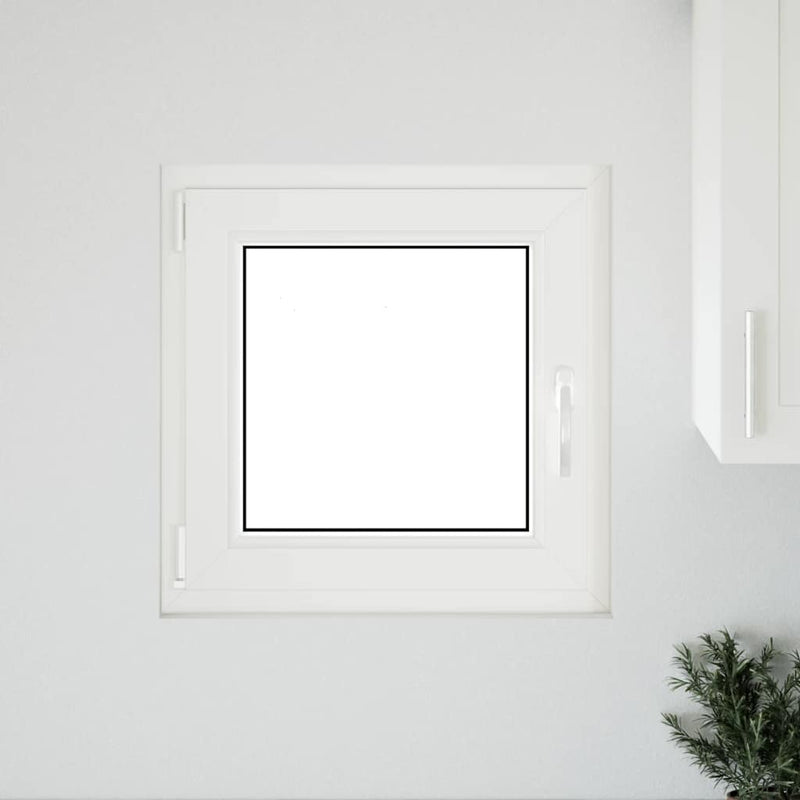 vidaXL "RISOR" pinceablak 50x50 cm, bukó-nyíló, DIN, bal oldali, fehér