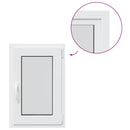 vidaXL "RISOR" pinceablak 50x75 cm, bukó-nyíló, DIN, bal oldali, fehér