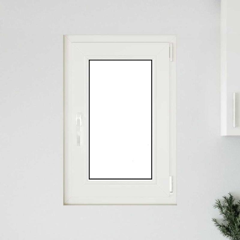 vidaXL "RISOR" pinceablak 50x75 cm, bukó-nyíló, DIN, bal oldali, fehér