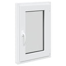 vidaXL "RISOR" pinceablak 50x75 cm, bukó-nyíló, DIN, bal oldali, fehér