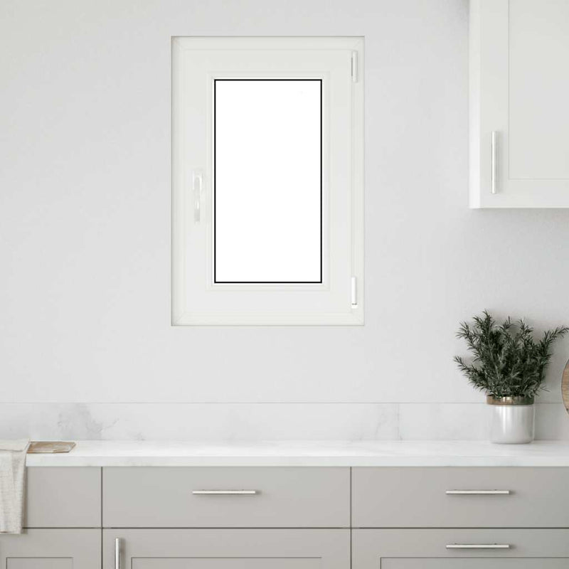 vidaXL "RISOR" pinceablak 50x75 cm, bukó-nyíló, DIN, bal oldali, fehér