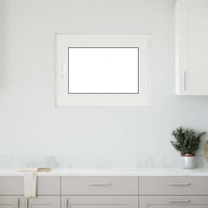 vidaXL "RISOR" pinceablak 80x50 cm, bukó-nyíló, DIN, jobb oldali, fehér
