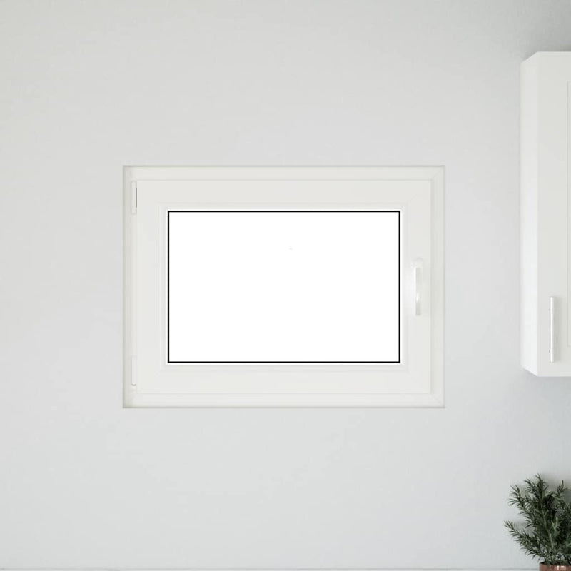 vidaXL "RISOR" pinceablak 80x70 cm, bukó-nyíló, DIN, bal oldali, fehér