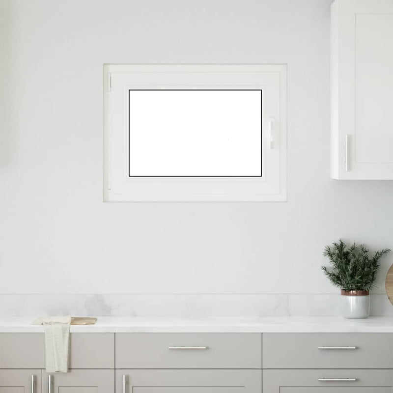 vidaXL "RISOR" pinceablak 80x70 cm, bukó-nyíló, DIN, bal oldali, fehér