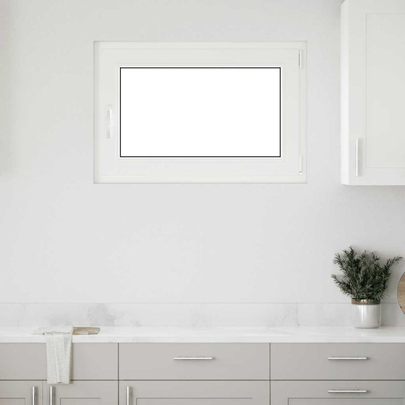 vidaXL "RISOR" pinceablak 90x50 cm, bukó-nyíló, DIN, jobb oldali, fehér