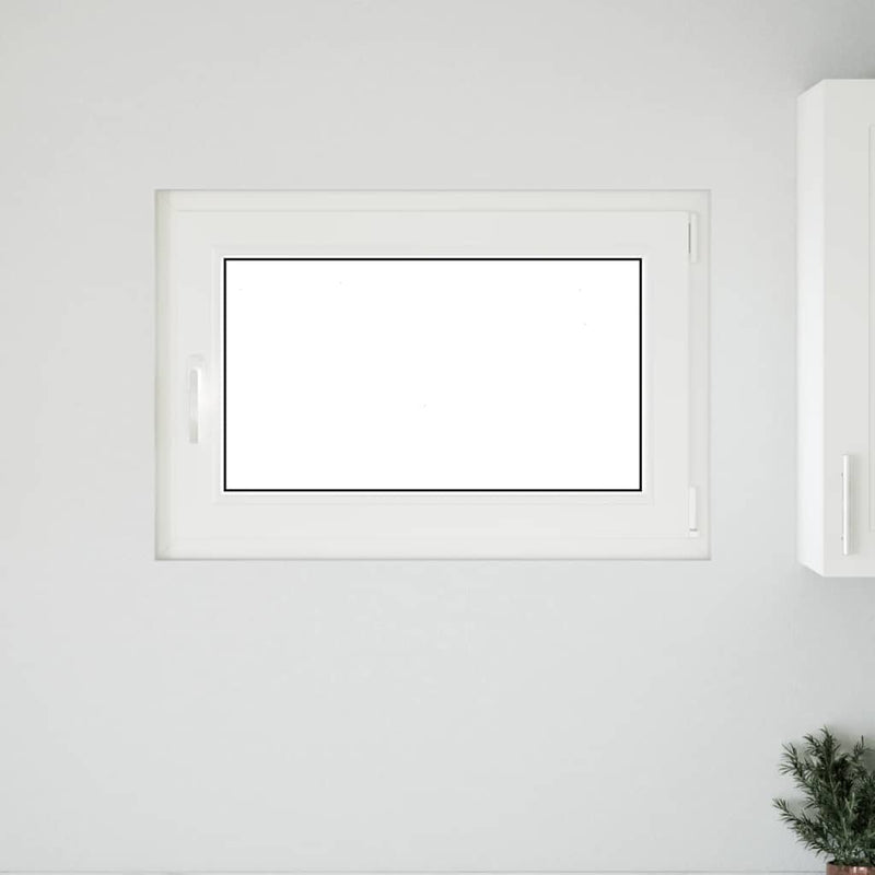 vidaXL "RISOR" pinceablak 90x70 cm, bukó-nyíló, DIN, jobb oldali, fehér