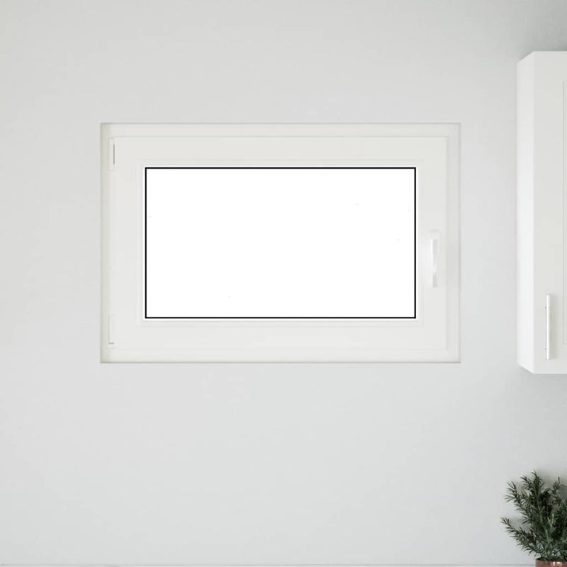 vidaXL "RISOR" pinceablak 90x70 cm, bukó-nyíló, DIN, bal oldali, fehér