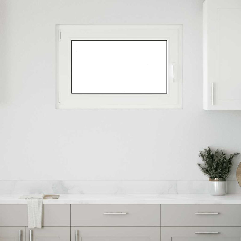 vidaXL "RISOR" pinceablak 90x70 cm, bukó-nyíló, DIN, bal oldali, fehér