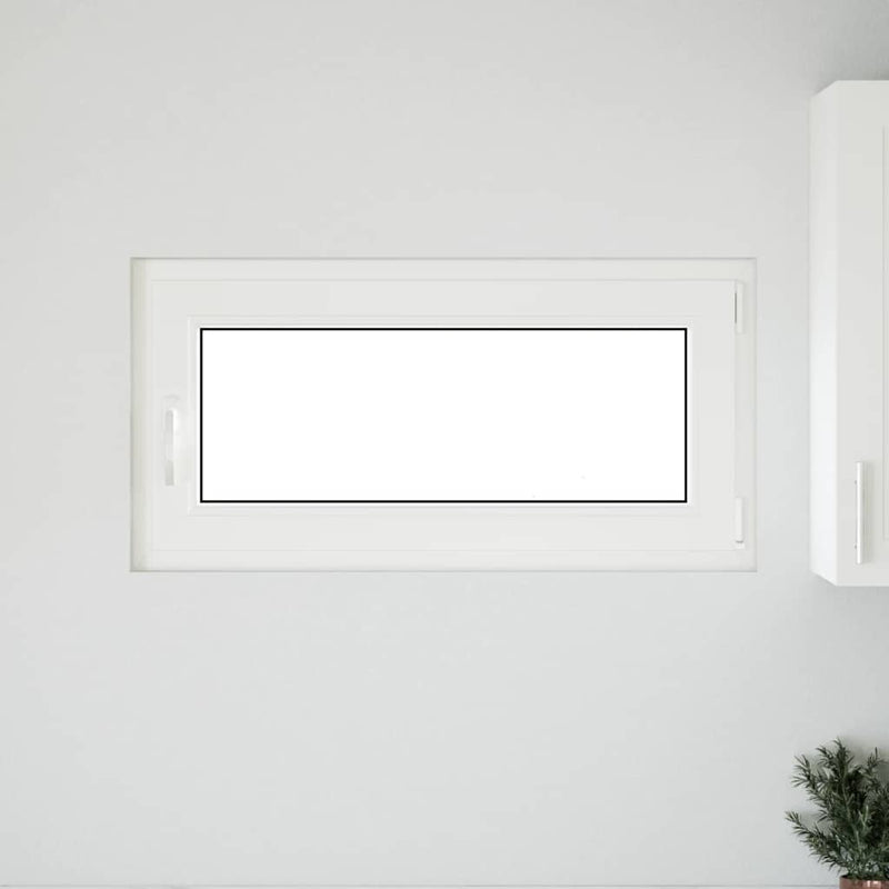 vidaXL "RISOR" pinceablak, 100x50 cm, bukó-nyíló, DIN, jobb oldali, fehér